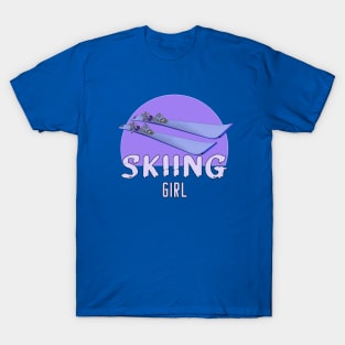 Skiing Girl T-Shirt